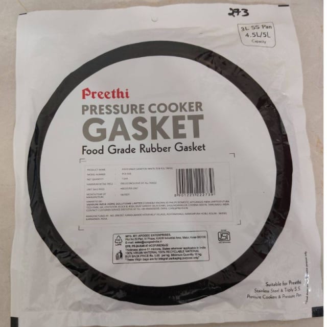 Preethi PC SS 5L Gasket view 2