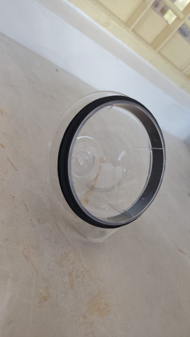 Dome PC 0.5 LTR Wit Gasket view 3