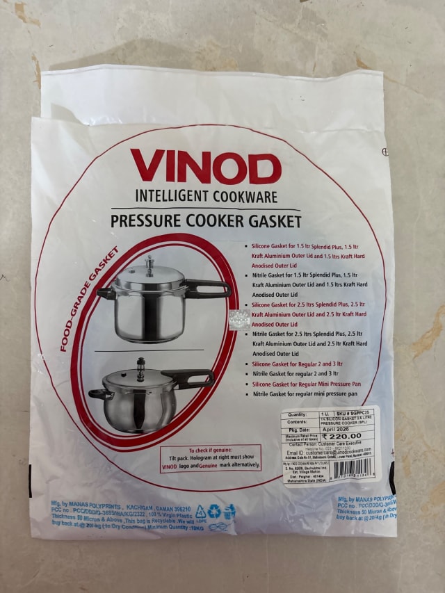 Gasket 2.5LTR Silicon