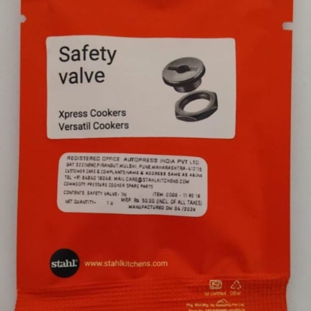 Stl-spares-xpc SS Safety Valve (50)